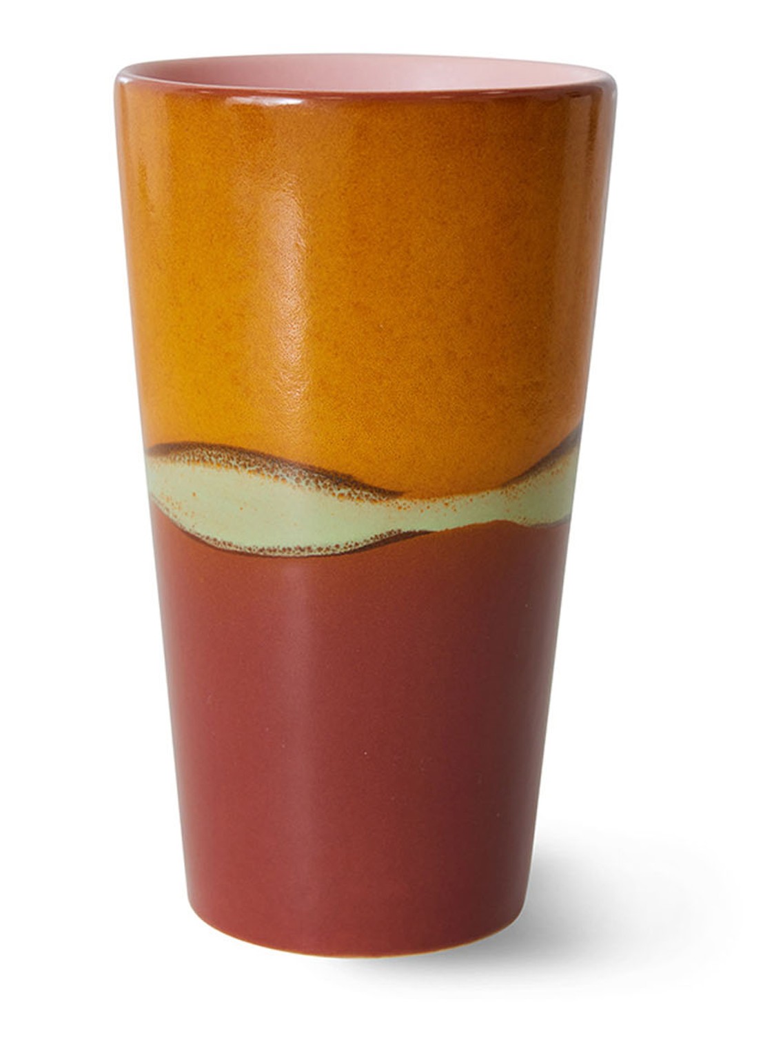 HKliving Clay koffiekopje 30 cl - voorkant multicolor