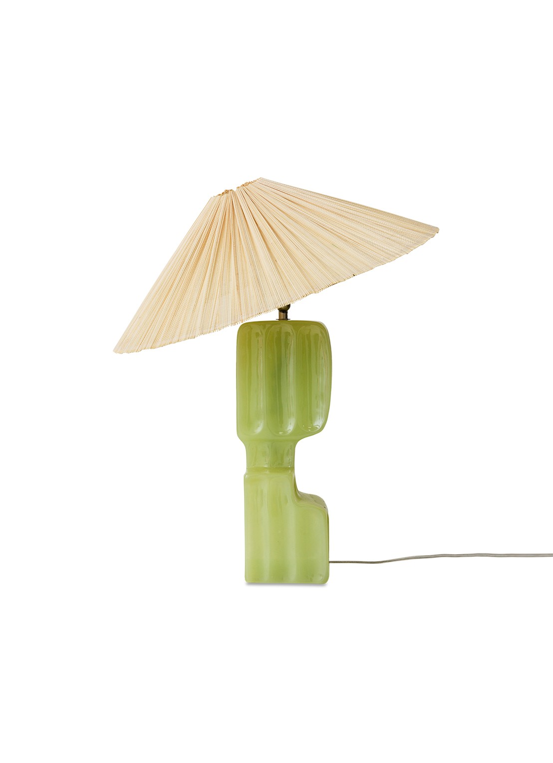 HKliving Column tafellamp 43,5 cm - detail groen
