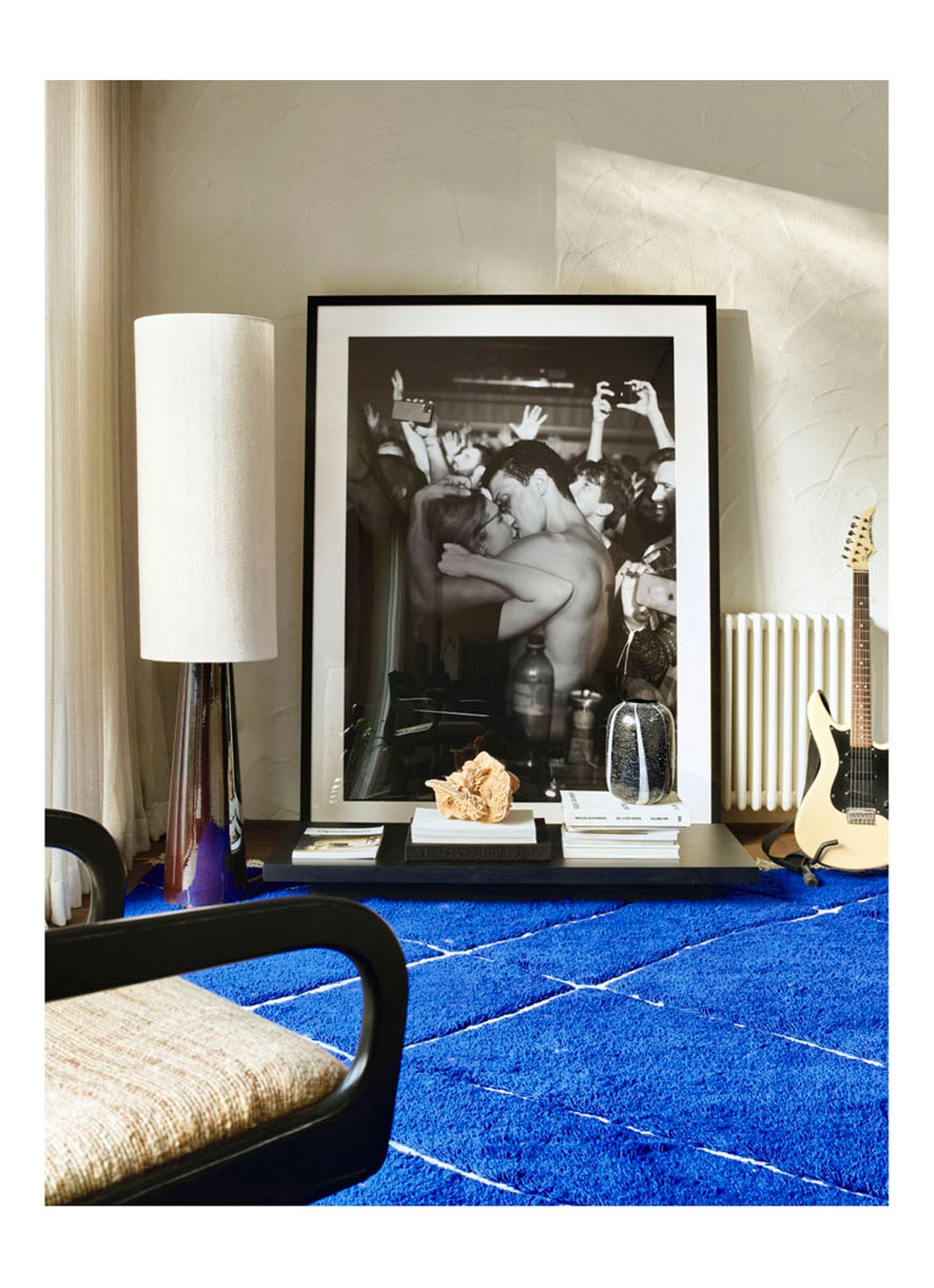 HKliving Cone XL vloerlamp 88,5 cm - voorkant 3 donkerbruin