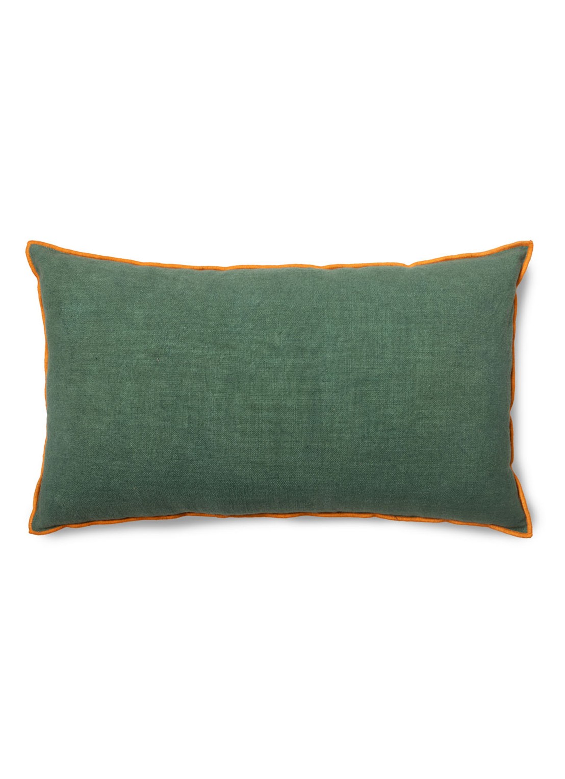 HKliving Country House sierkussen 60 x 35 cm - voorkant 4 groen