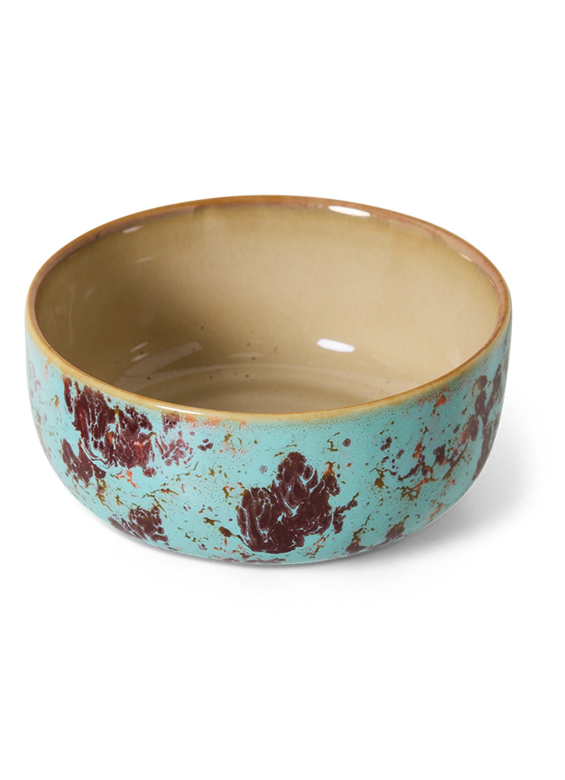 HKliving Dessert kom 12,5 cm - detail turquoise