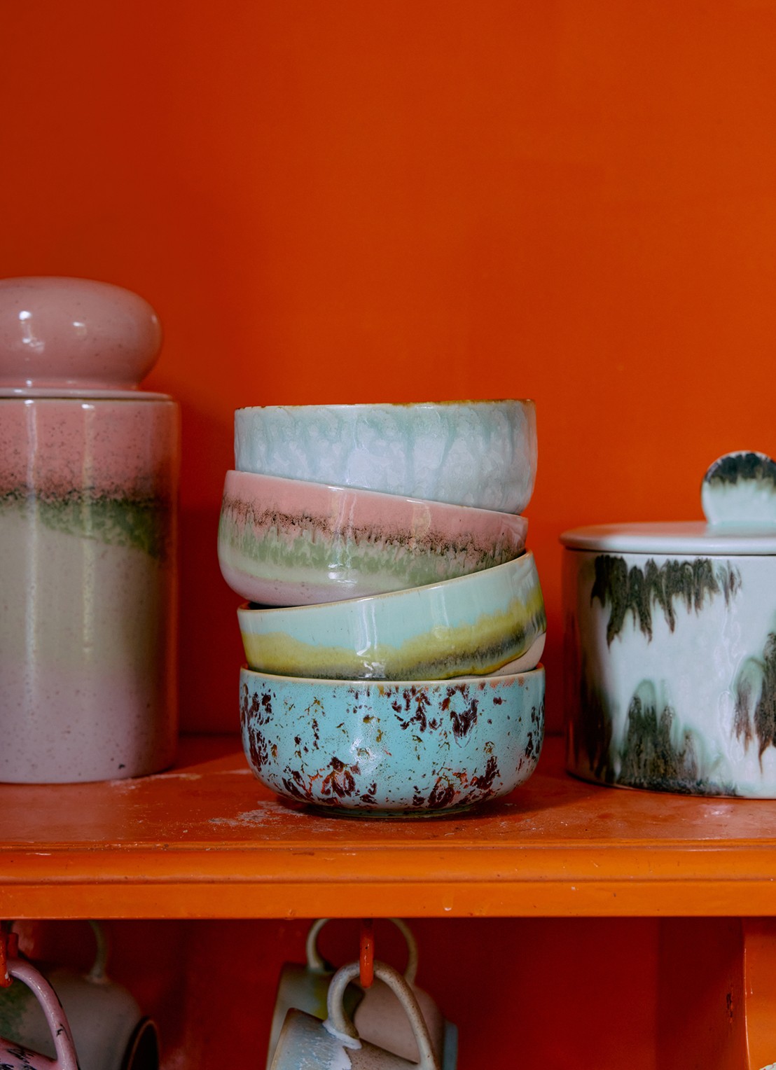 HKliving Dessert kom 12,5 cm - voorkant 5 turquoise