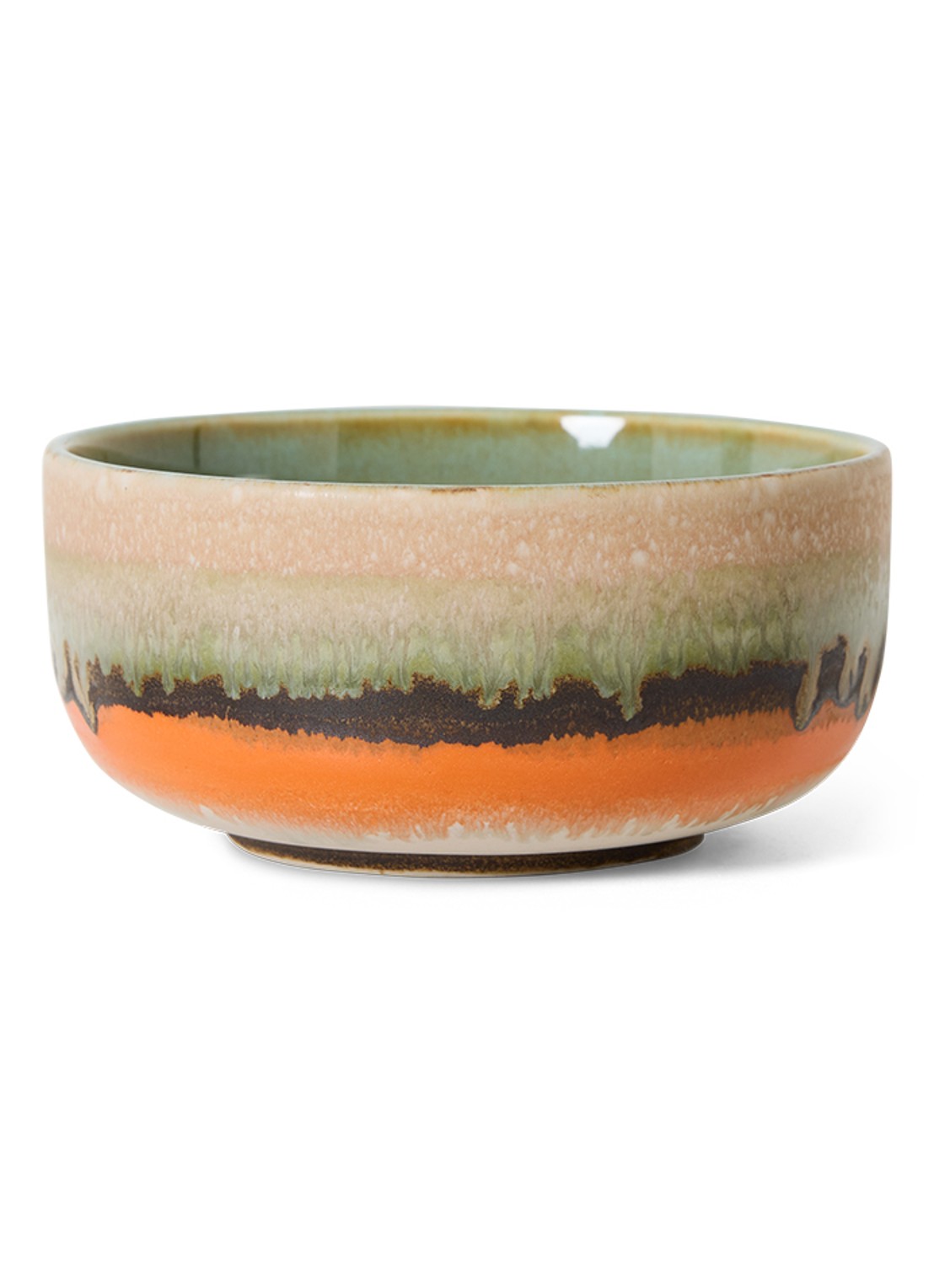 HKliving Dessert kom 12,5 cm - voorkant 2 orange