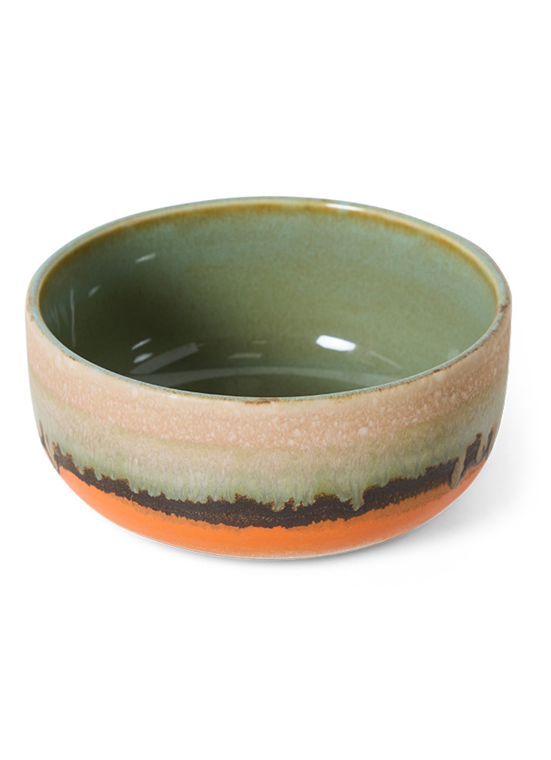 HKliving Dessert kom 12,5 cm - voorkant 3 orange