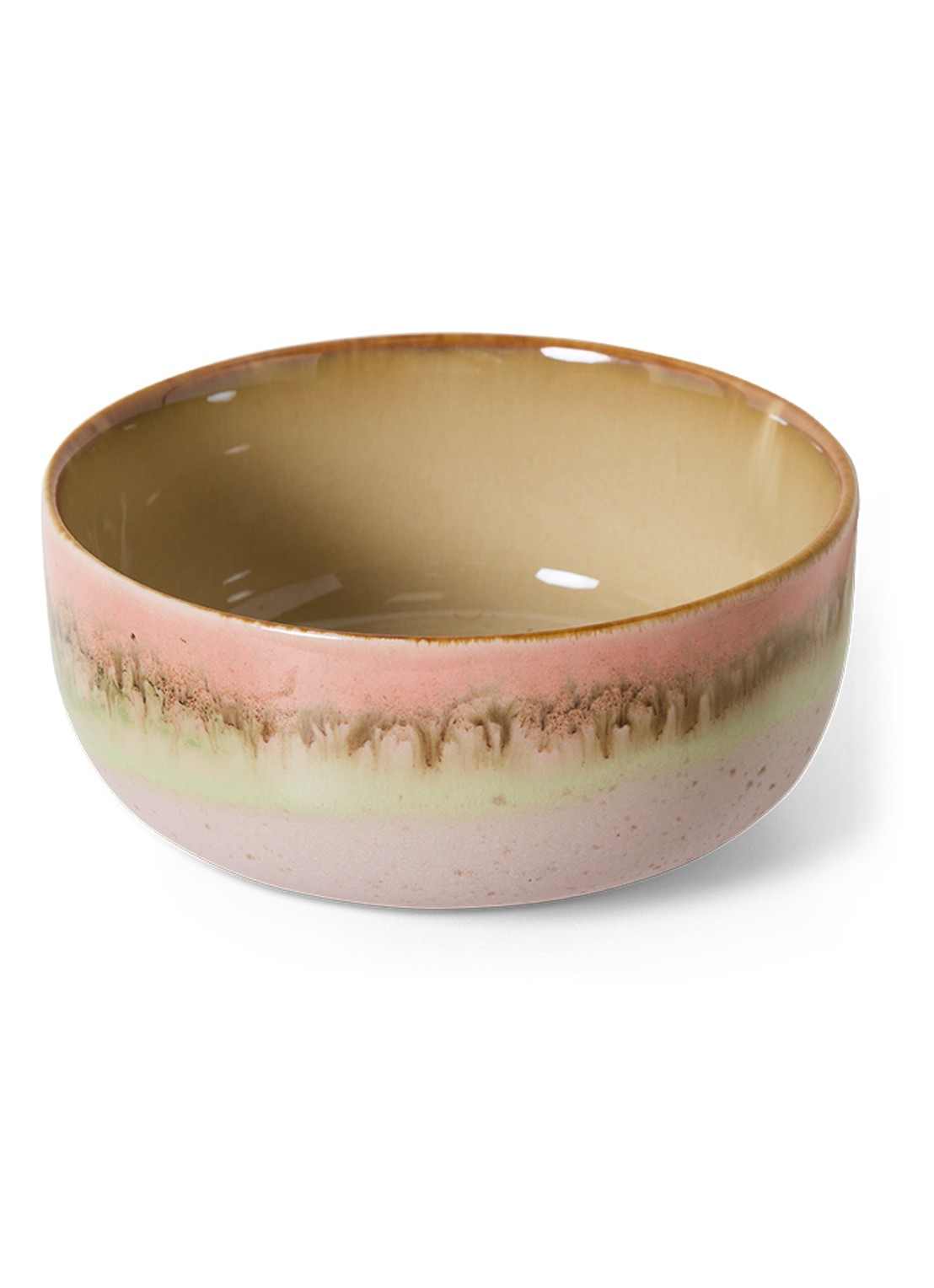 HKliving Dessert kom 12,5 cm - voorkant 2 roze