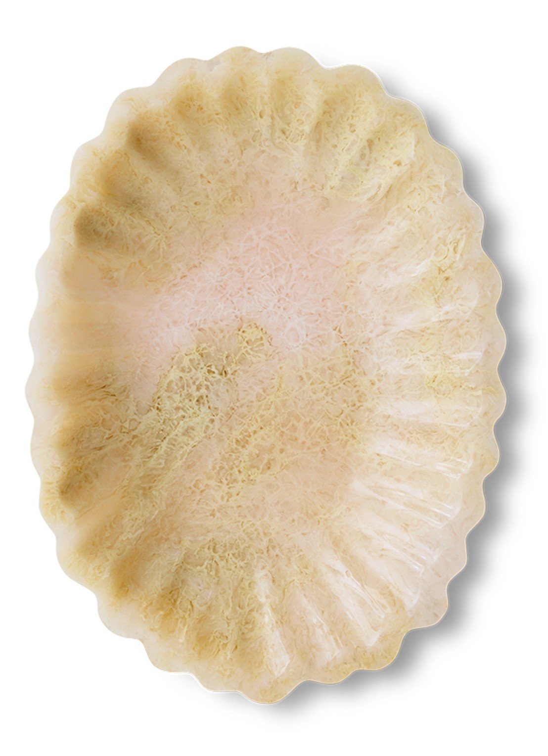 HKliving Dienblad 29 x 21,5 cm - voorkant beige