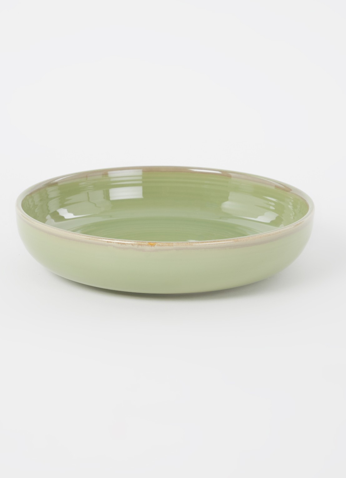 HKliving Diep bord 21,5 cm - detail 4 lichtgroen