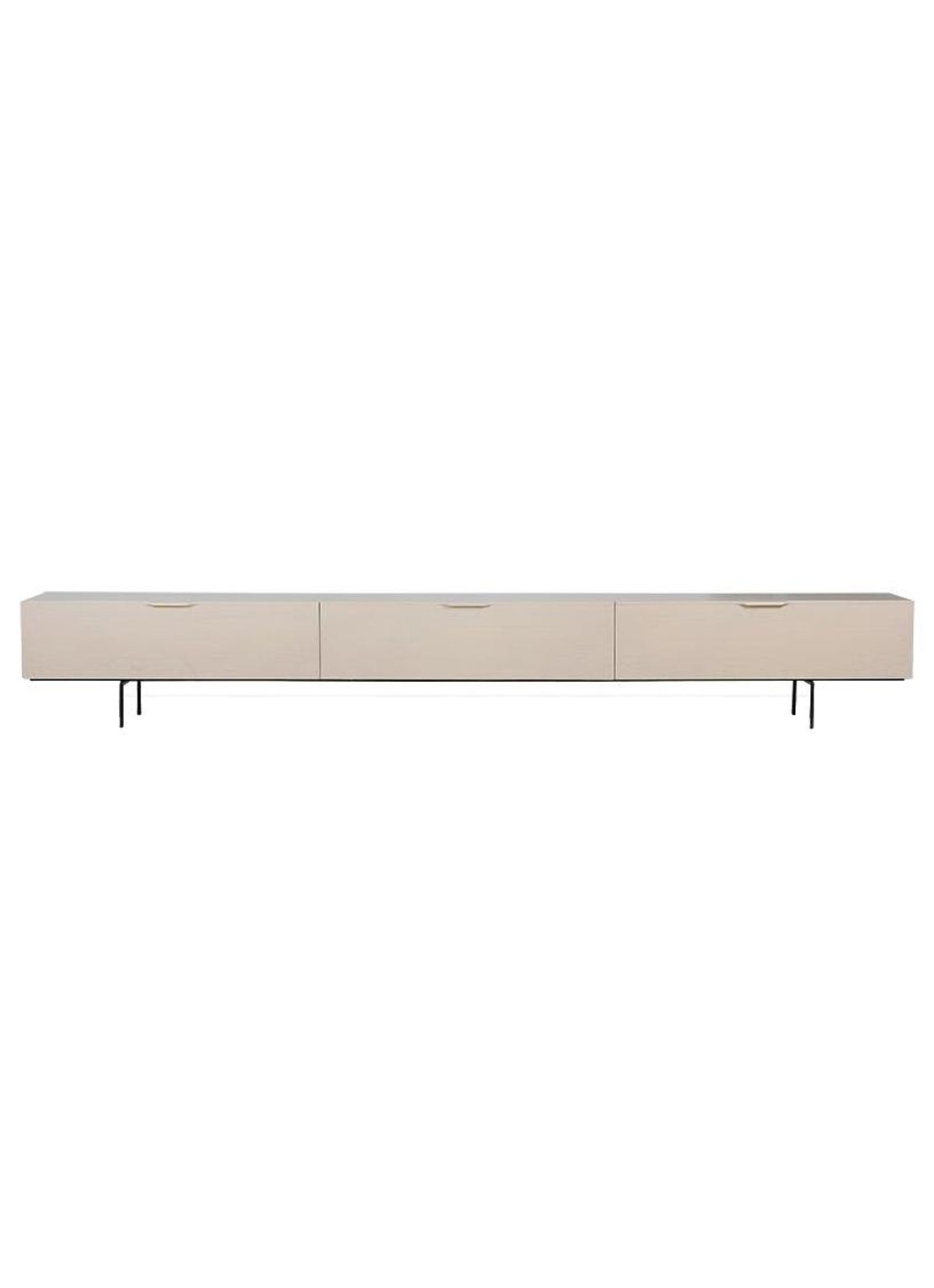 HKliving Dressoir 250 x 36 cxm - voorkant beige