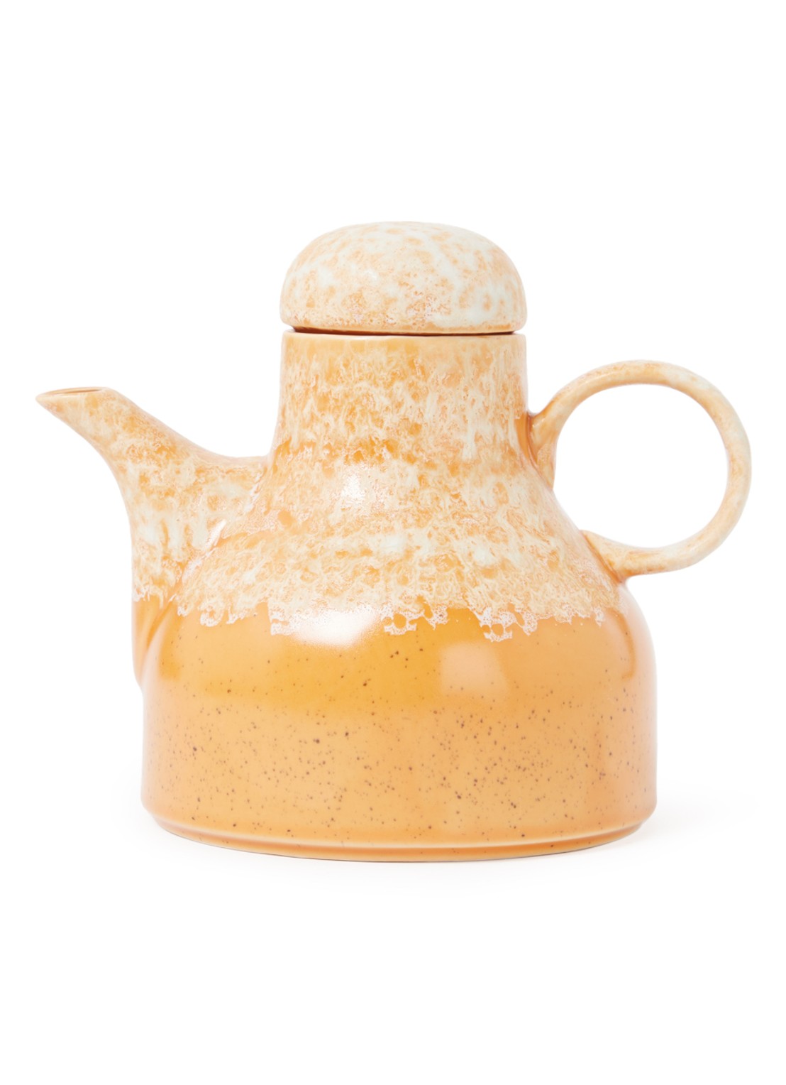 HKliving Dunes koffiepot 99 cl - voorkant orange