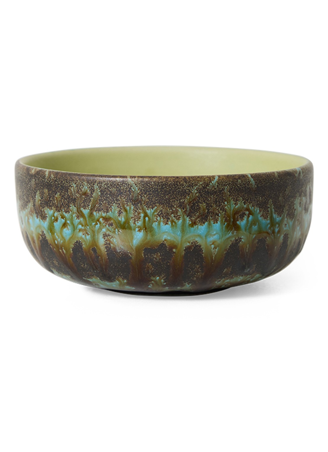 HKliving Fern tapas kom 11 cm - voorkant groen