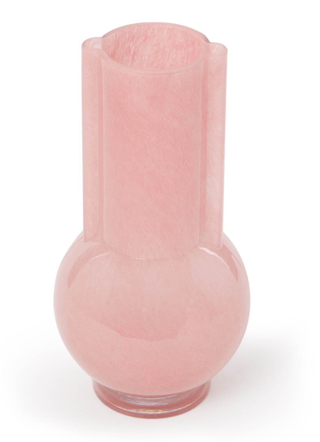 HKliving Flamingo vaas  - voorkant zalmroze