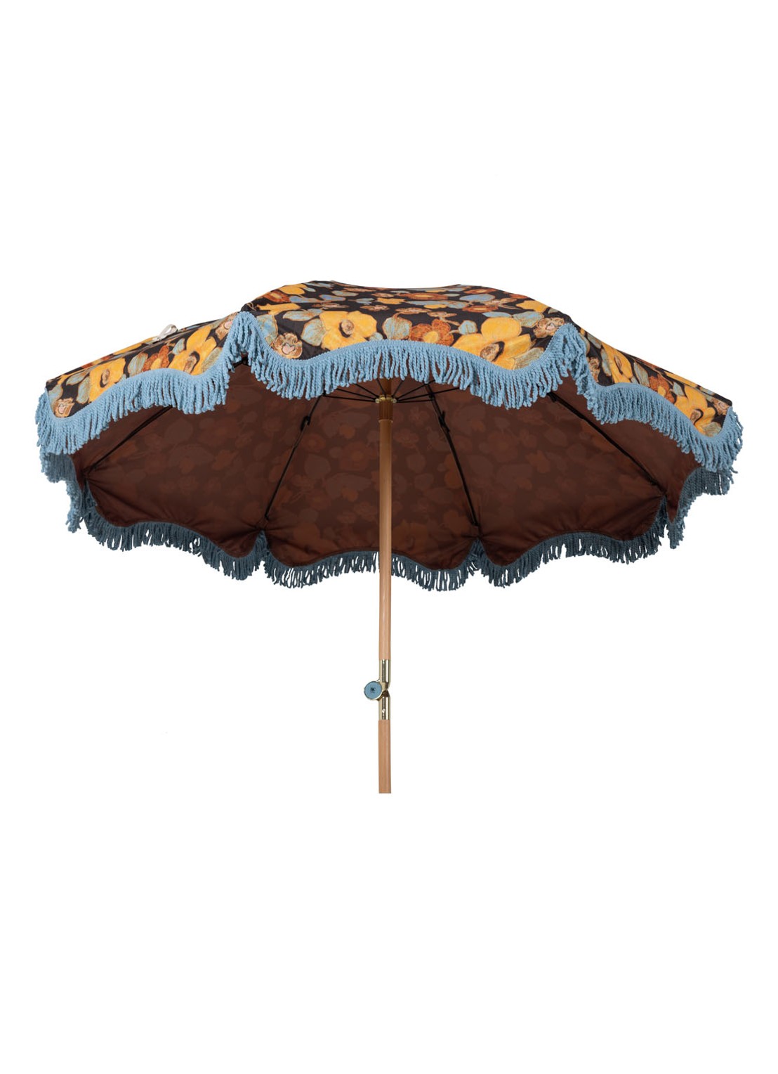 HKliving Floral Energy strand parasol 200 cm - detail multicolor