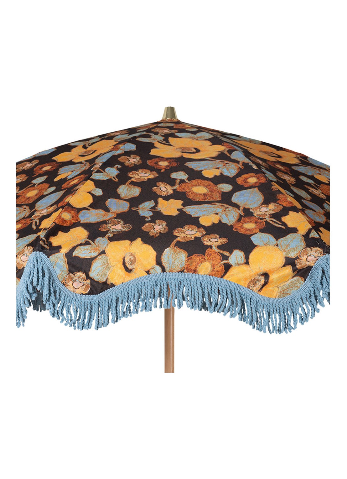 HKliving Floral Energy strand parasol 200 cm - detail 4 multicolor
