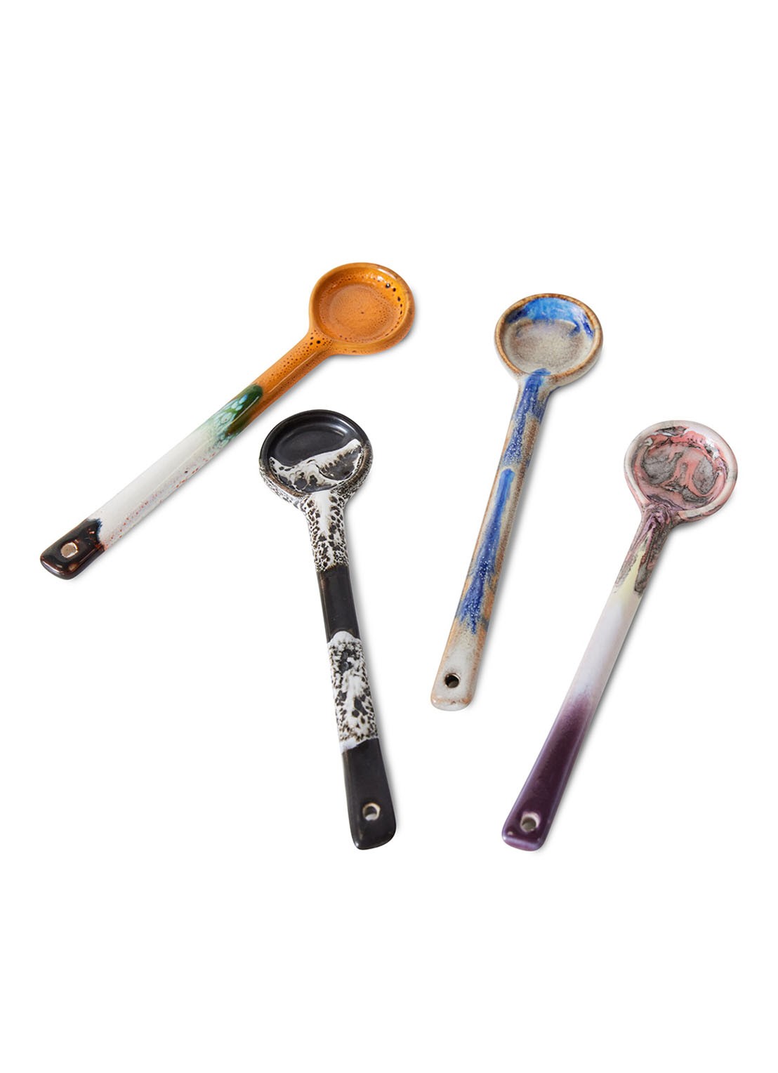 HKliving Force koffielepel set van 4 - detail 3 multicolor