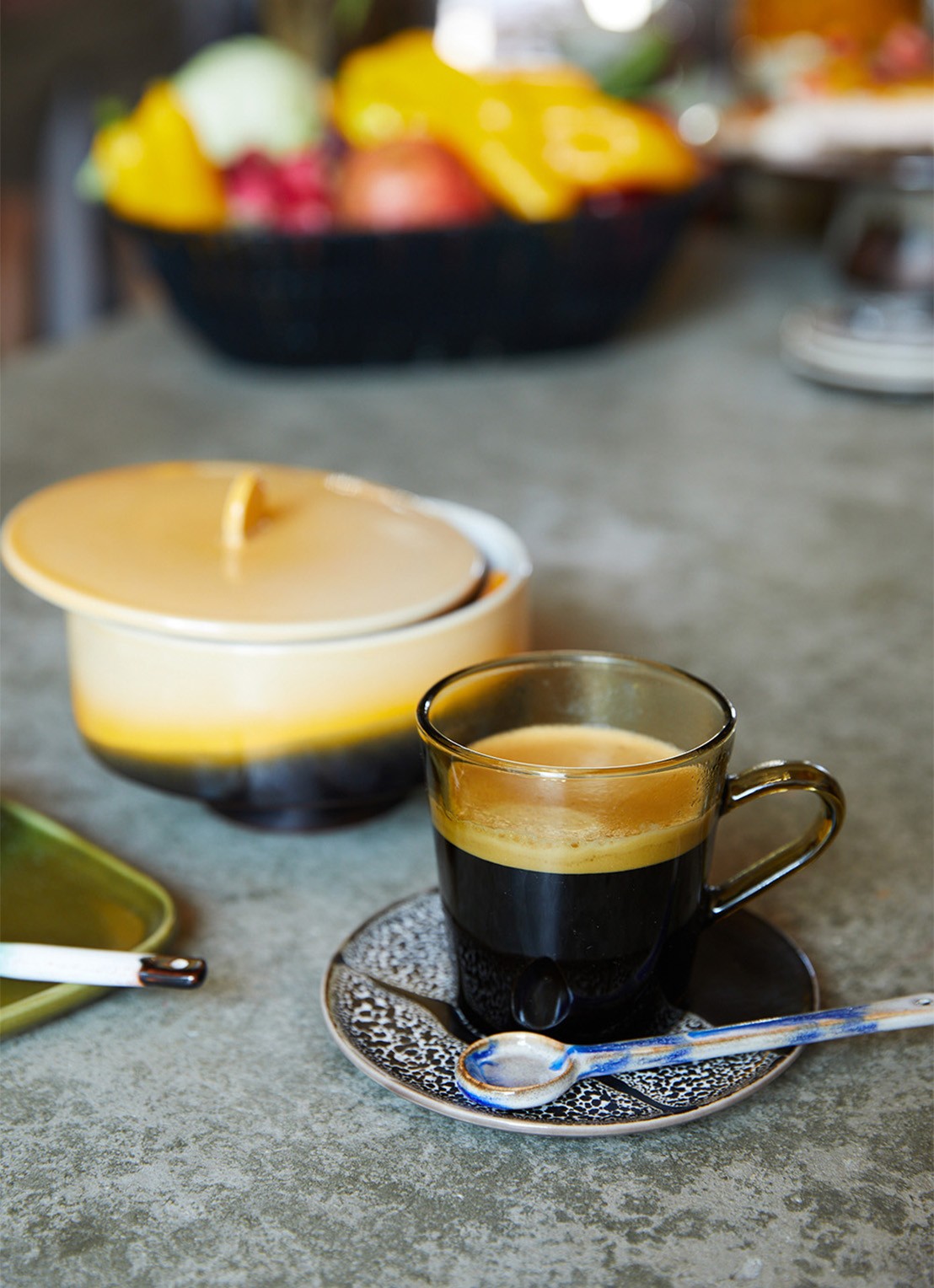 HKliving Force koffielepel set van 4 - detail 6 multicolor