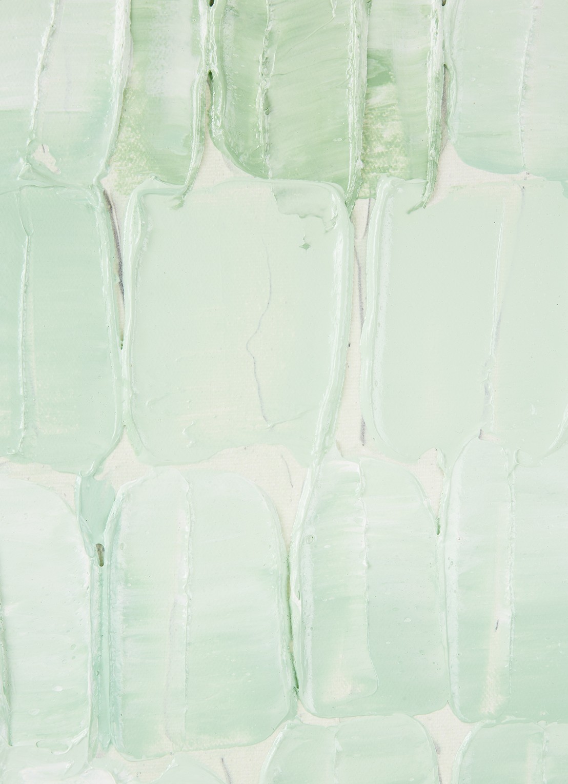 HKliving Green Palette Abstract wanddecoratie 100 x 75 cm - detail 3 lindegroen