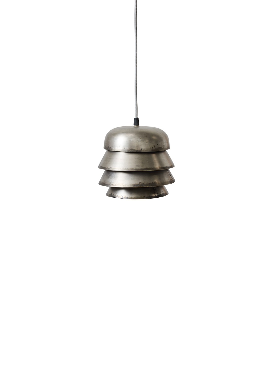 HKliving Hanglamp 20 cm - voorkant 4 zilver