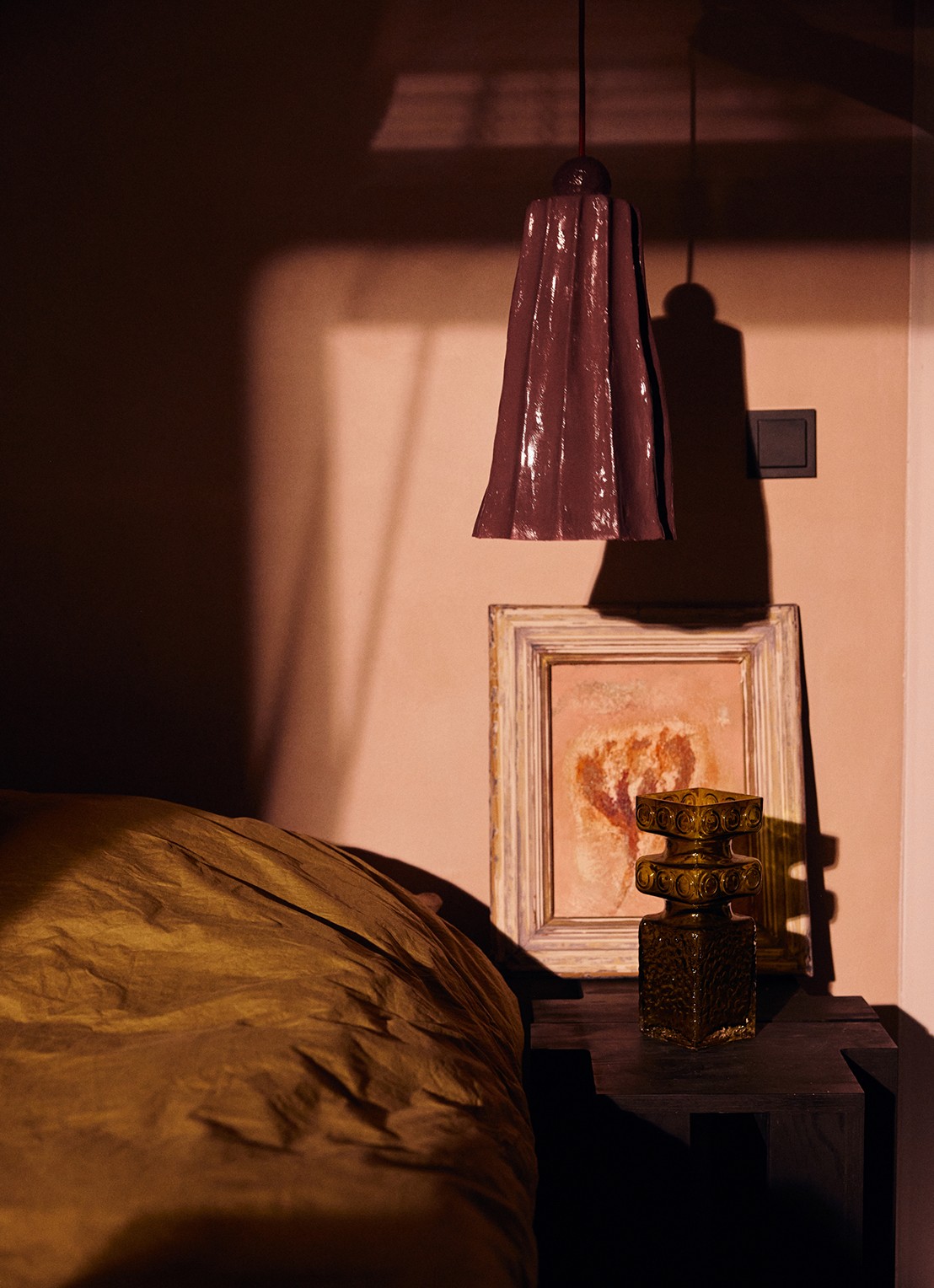 HKliving Hanglamp 37 cm - detail 6 bruin