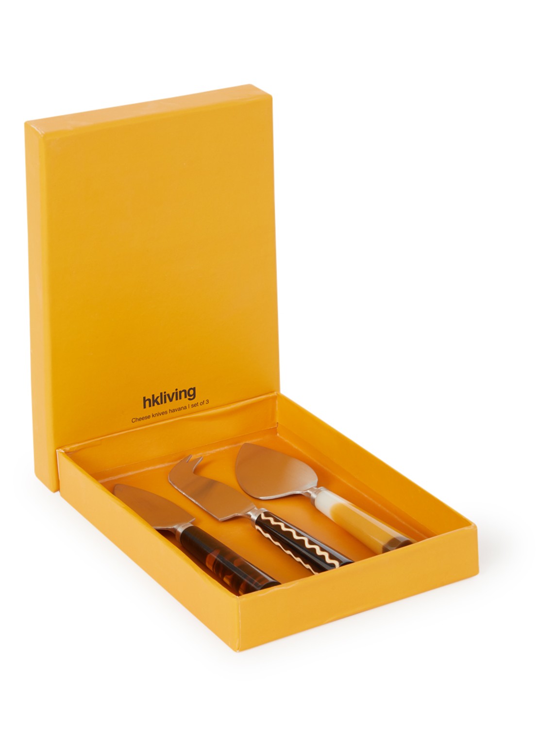 HKliving Havana kaasmes set van 3 in giftbox - detail 3 multicolor
