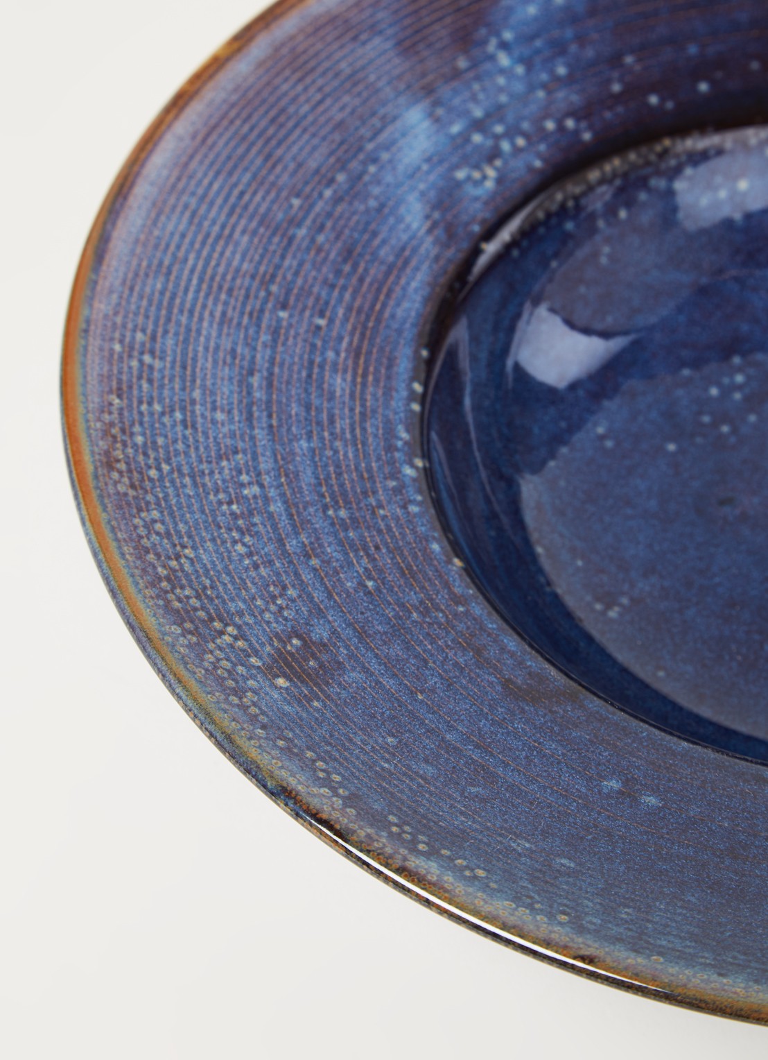 HKliving Home Chef pastabord 28 cm - detail donkerblauw