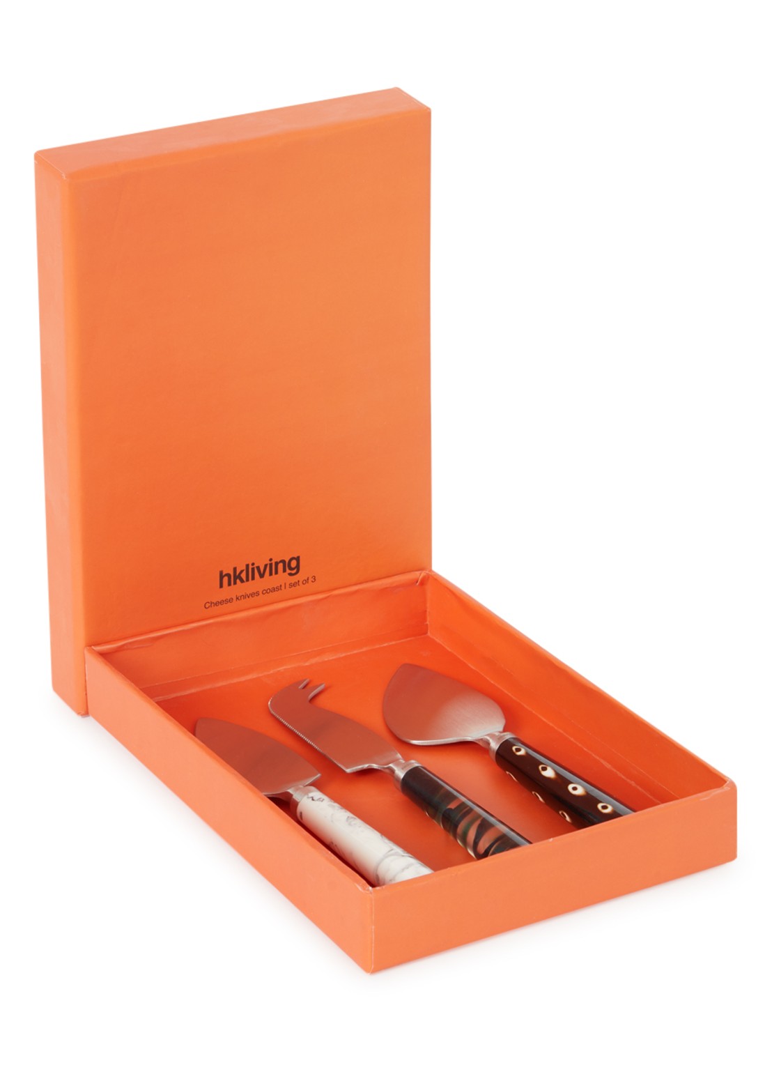 HKliving Kaasmes set van 3 in giftbox - detail 3 multicolor