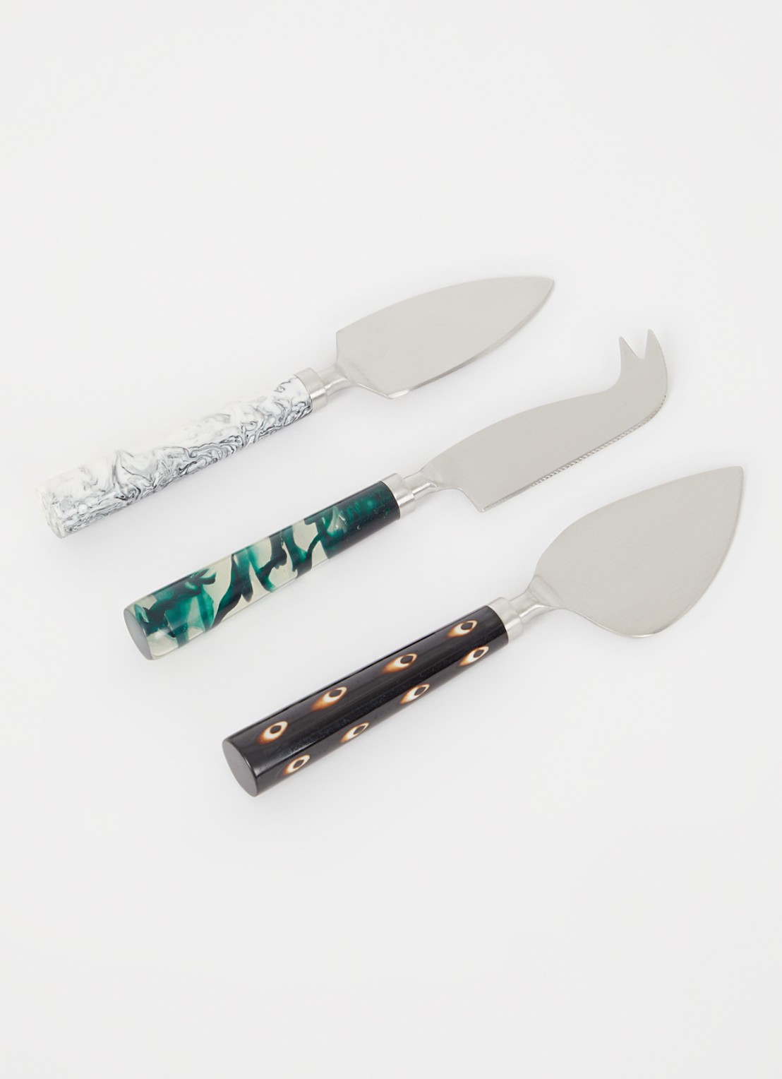 HKliving Kaasmes set van 3 in giftbox - voorkant multicolor