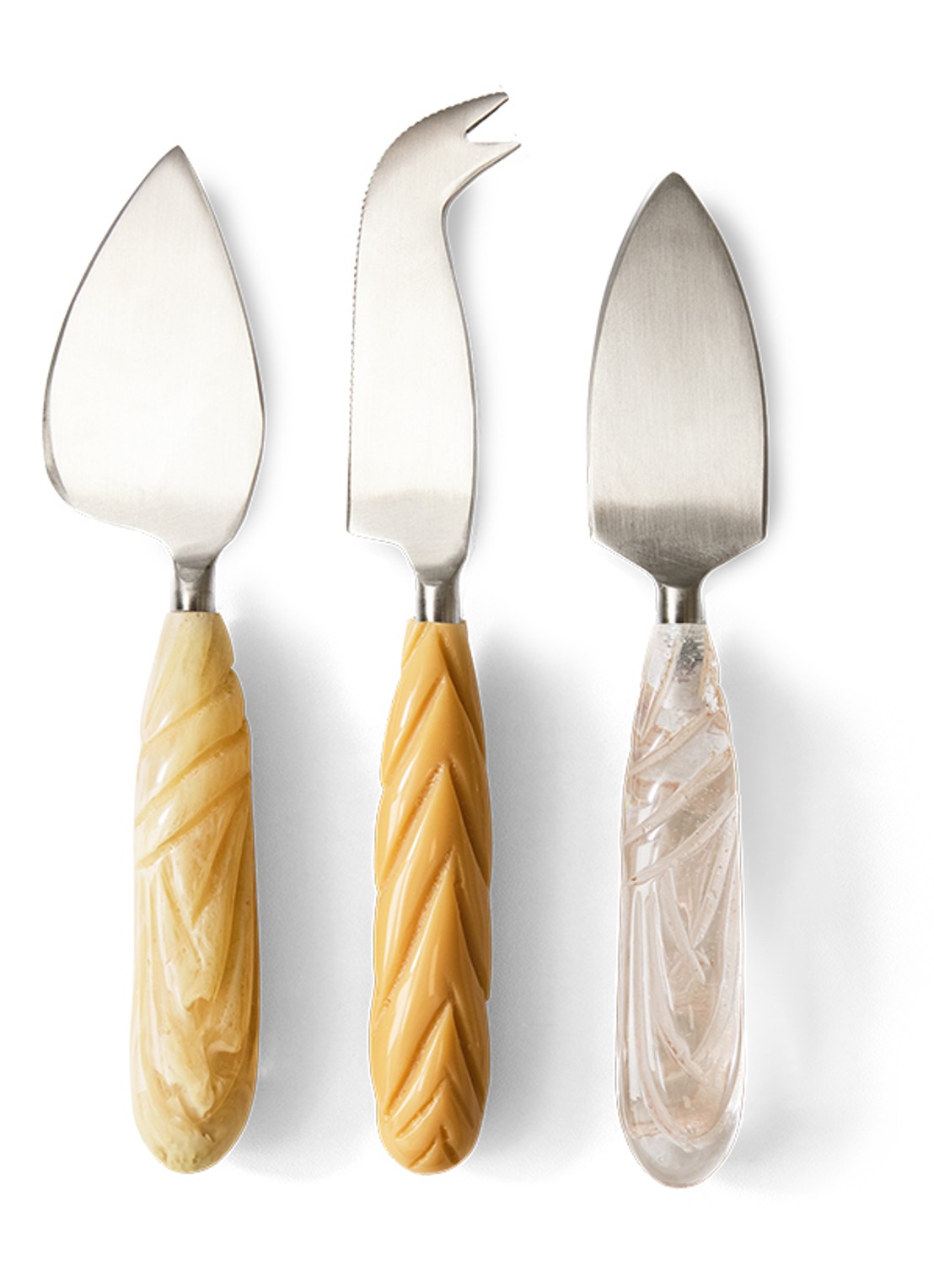 HKliving Kaasmes set van 3 - voorkant beige