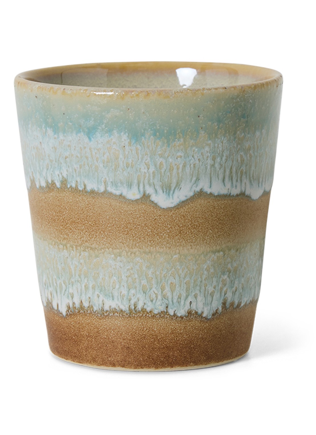 HKliving Koffiekopje 25 cl - voorkant 4 donkerblauw