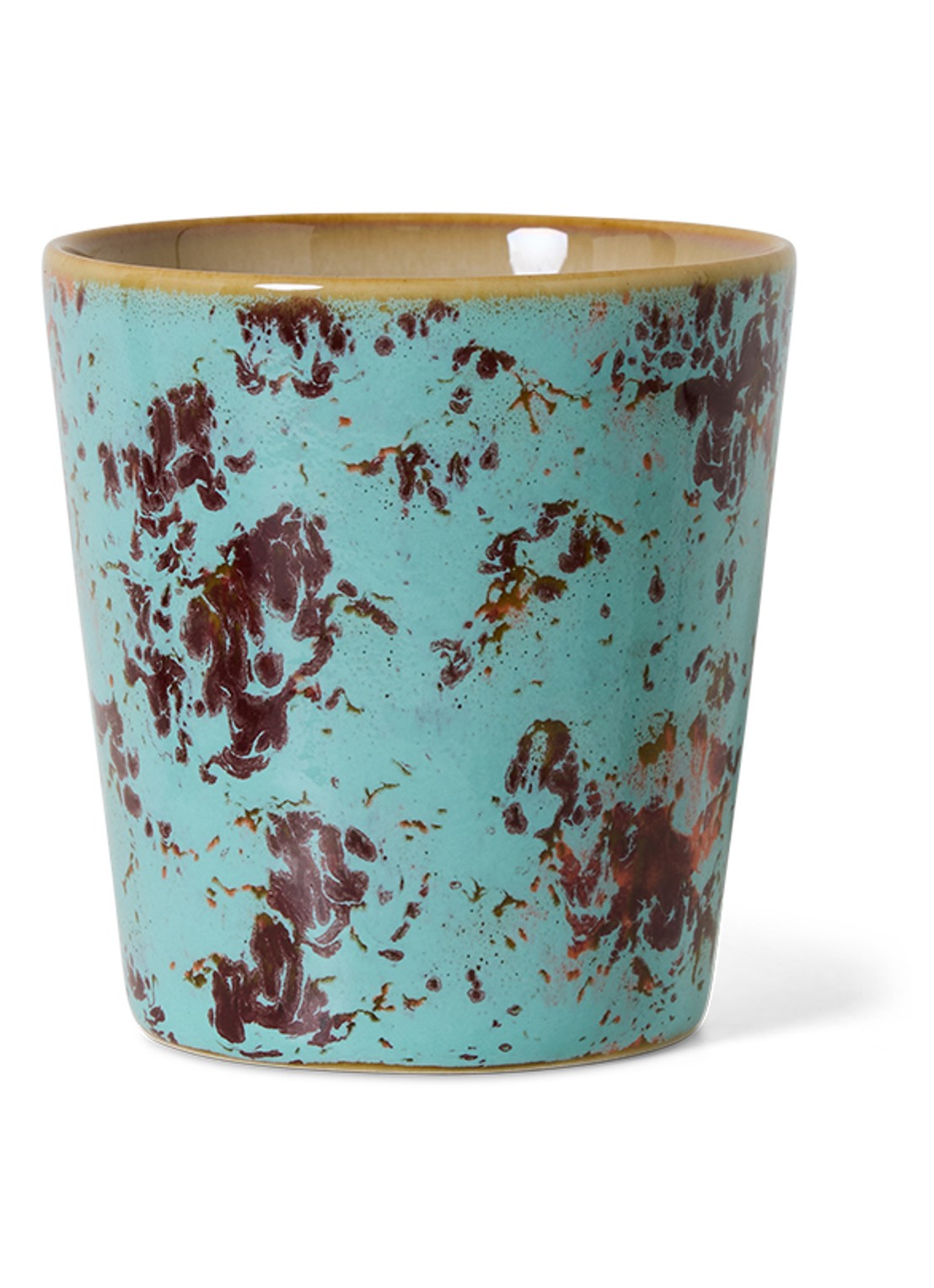 HKliving Koffiekopje 25 cl - voorkant donkerblauw