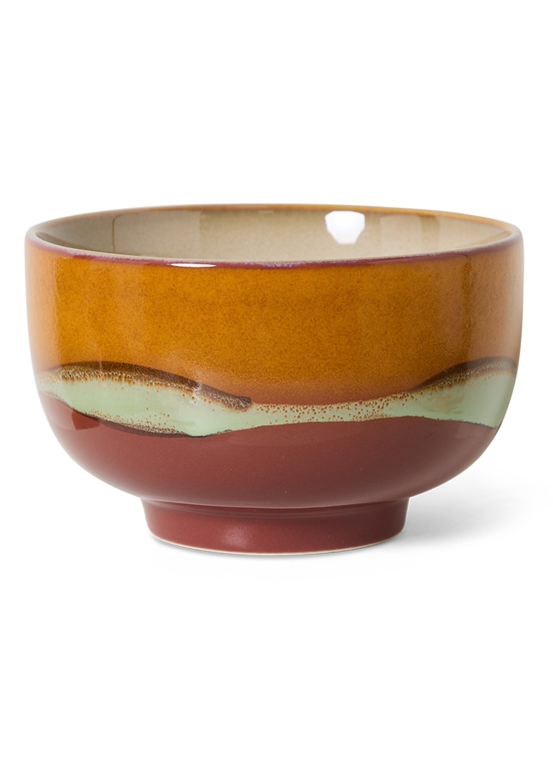 HKliving Kom 13,5 cm - voorkant beige
