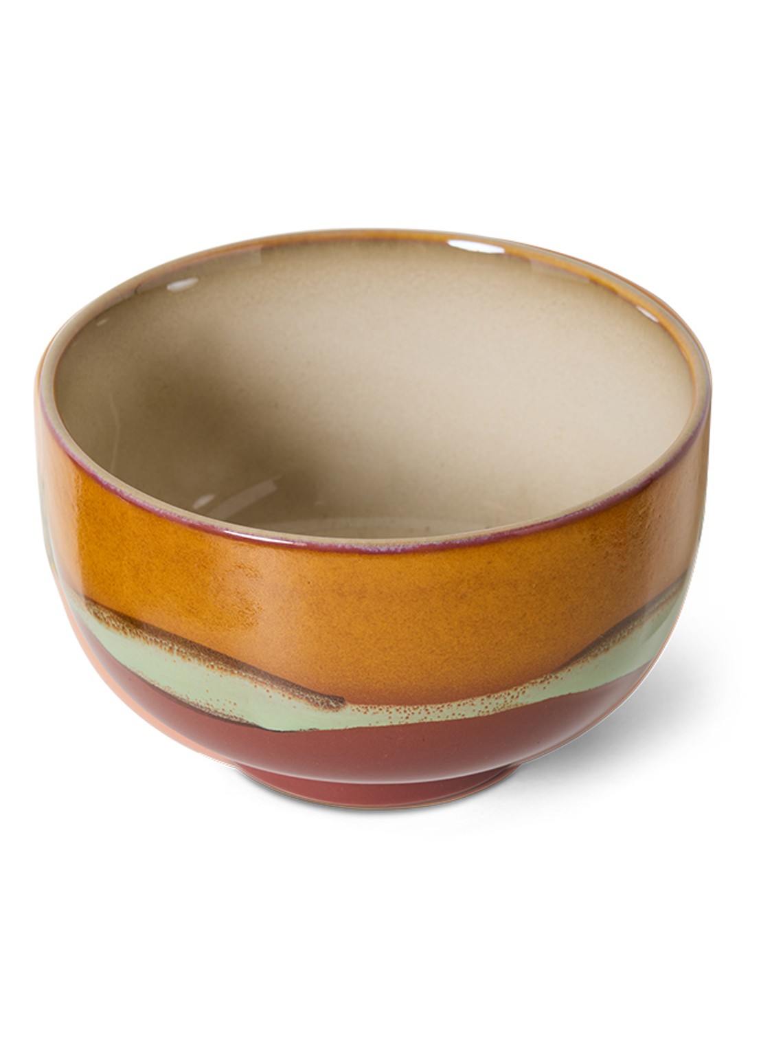 HKliving Kom 13,5 cm - voorkant 2 beige