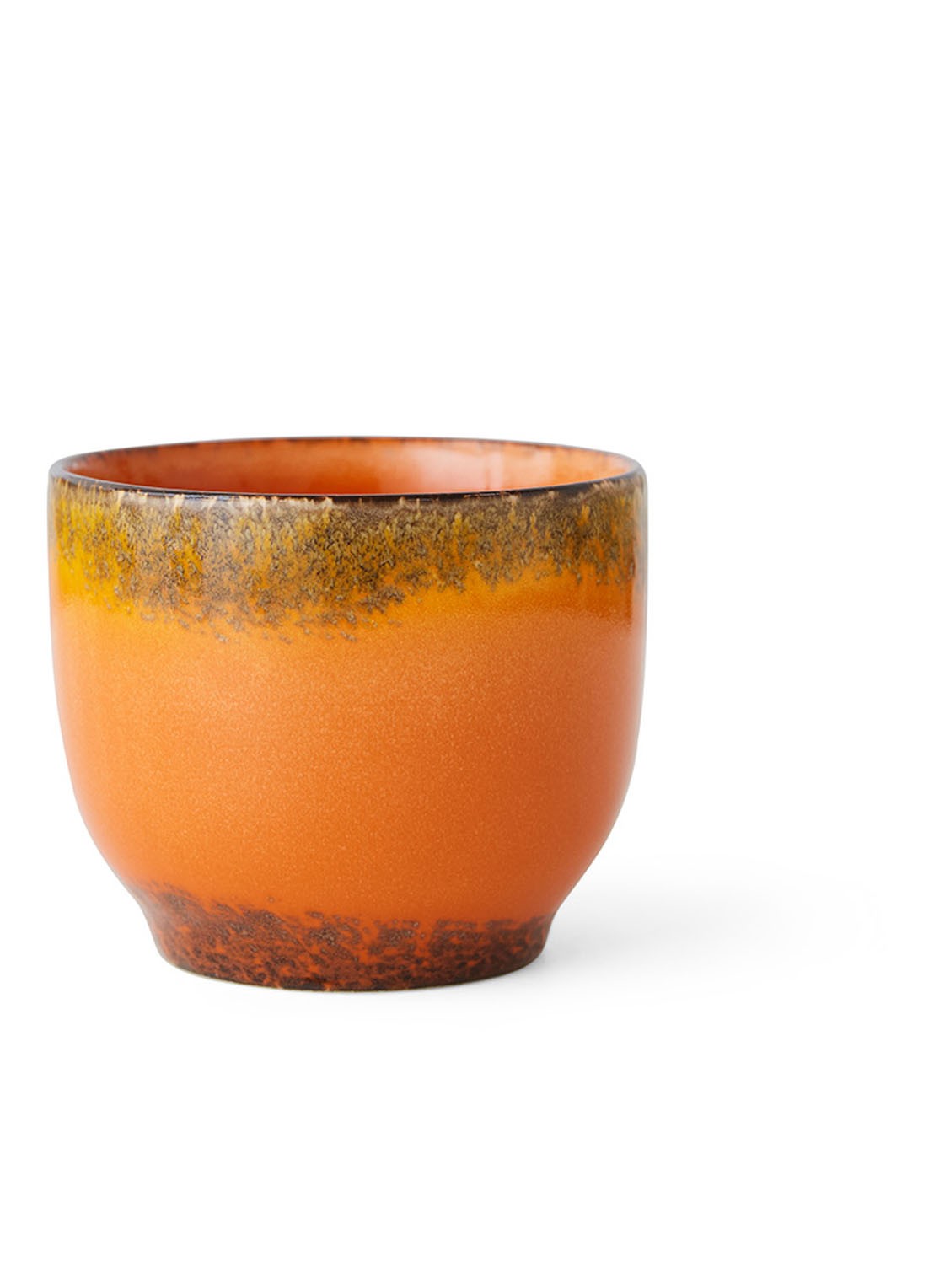 HKliving Liberica koffiekopje 25 cl - voorkant 4 orange