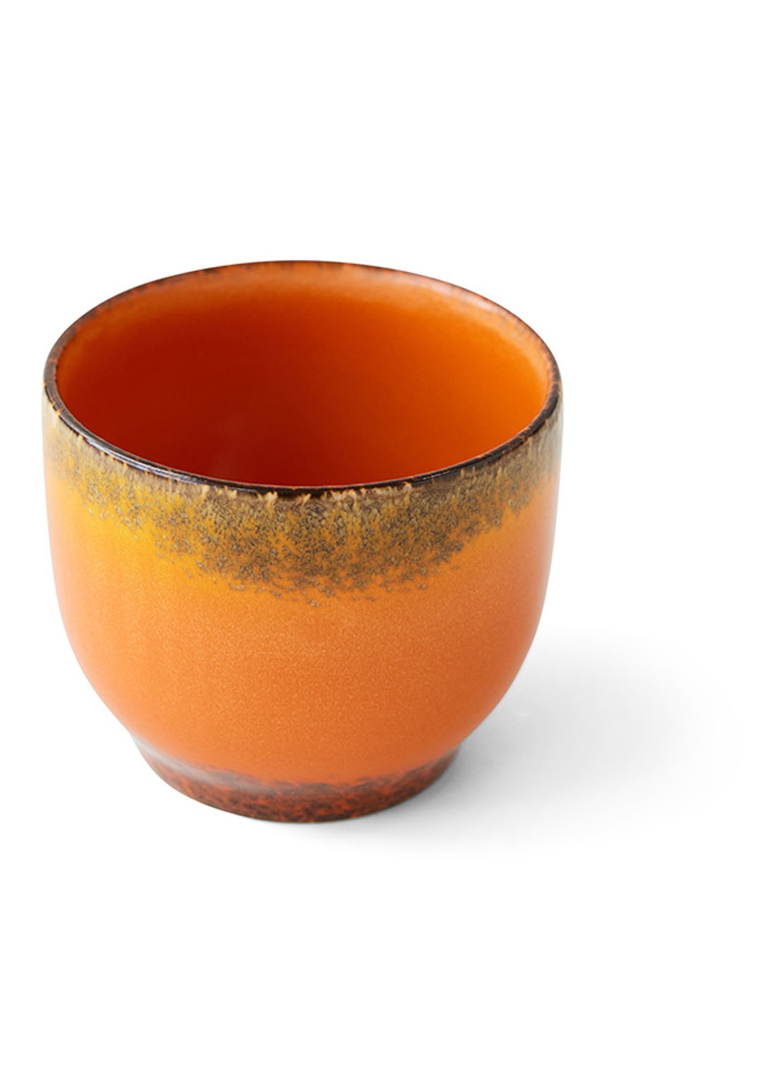 HKliving Liberica koffiekopje 25 cl - voorkant 5 orange