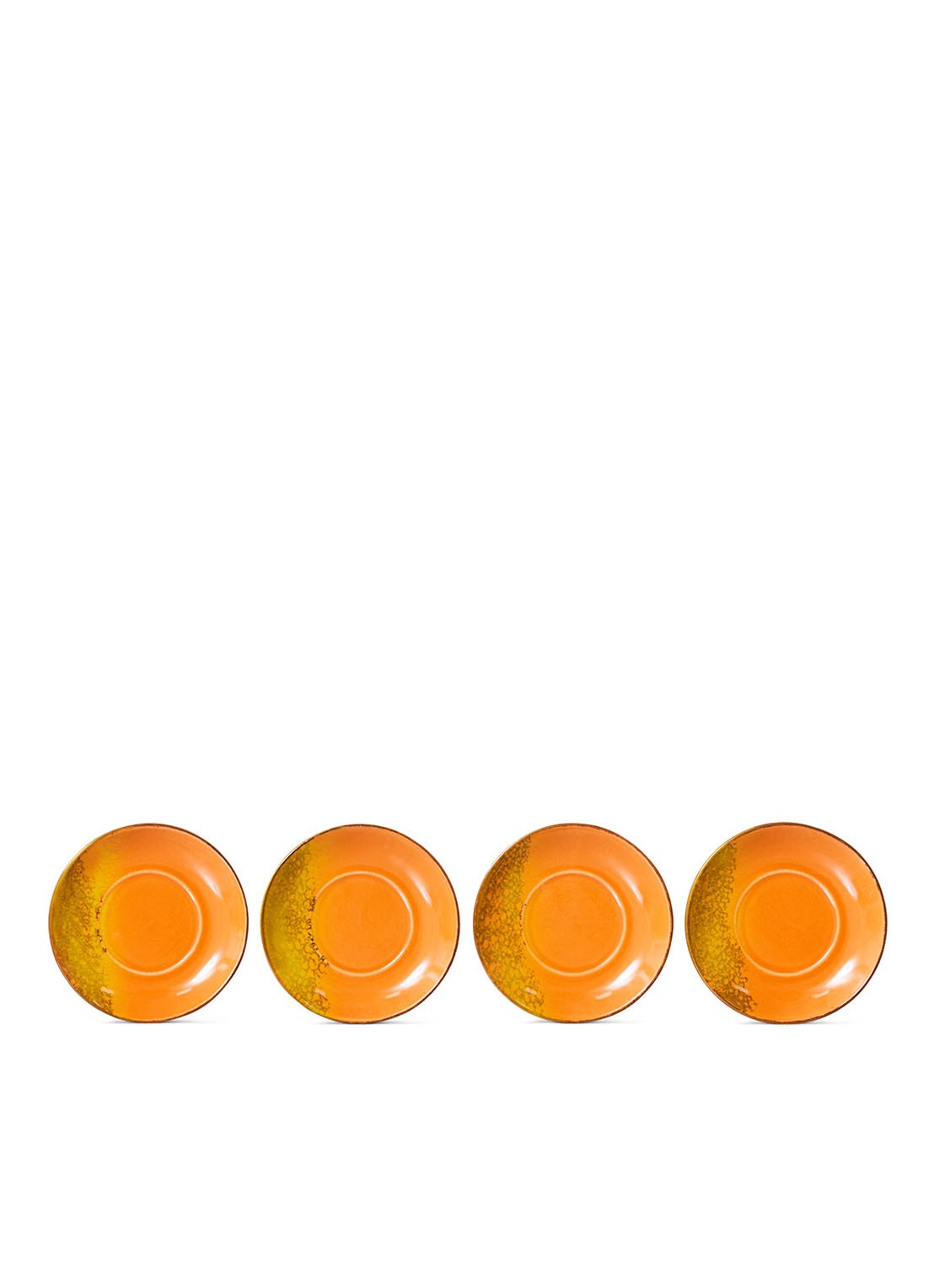 HKliving Light Roast schotel 11,5 cm - detail orange