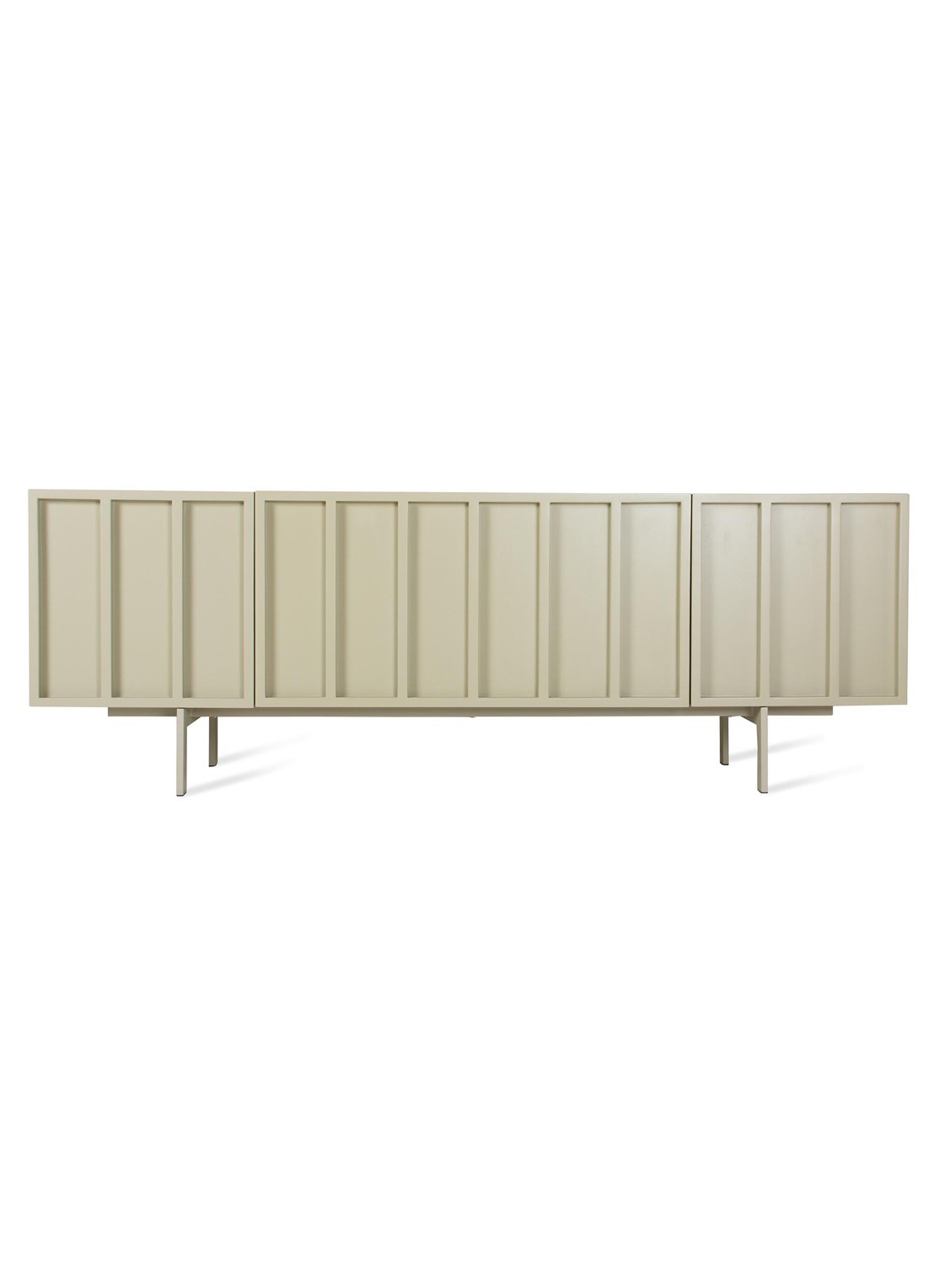 HKliving Lowboard dressoir 159  x 55 cm - voorkant beige