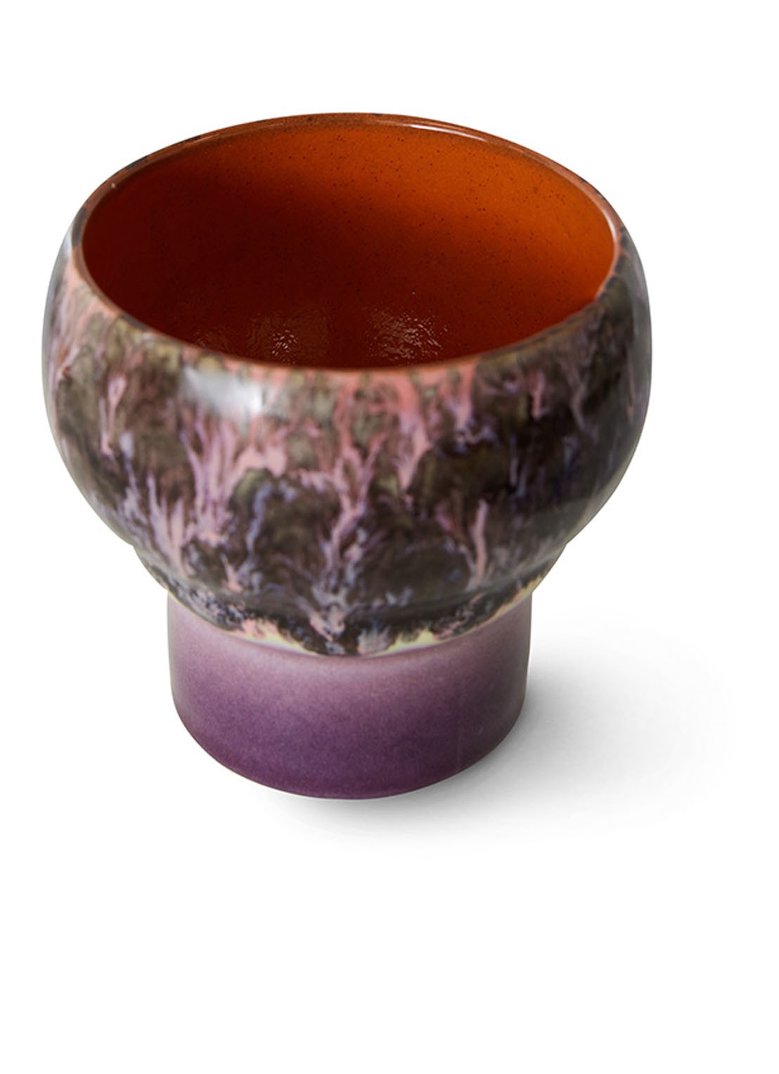 HKliving Merge koffiekopje 24 cl set van 2 - detail multicolor