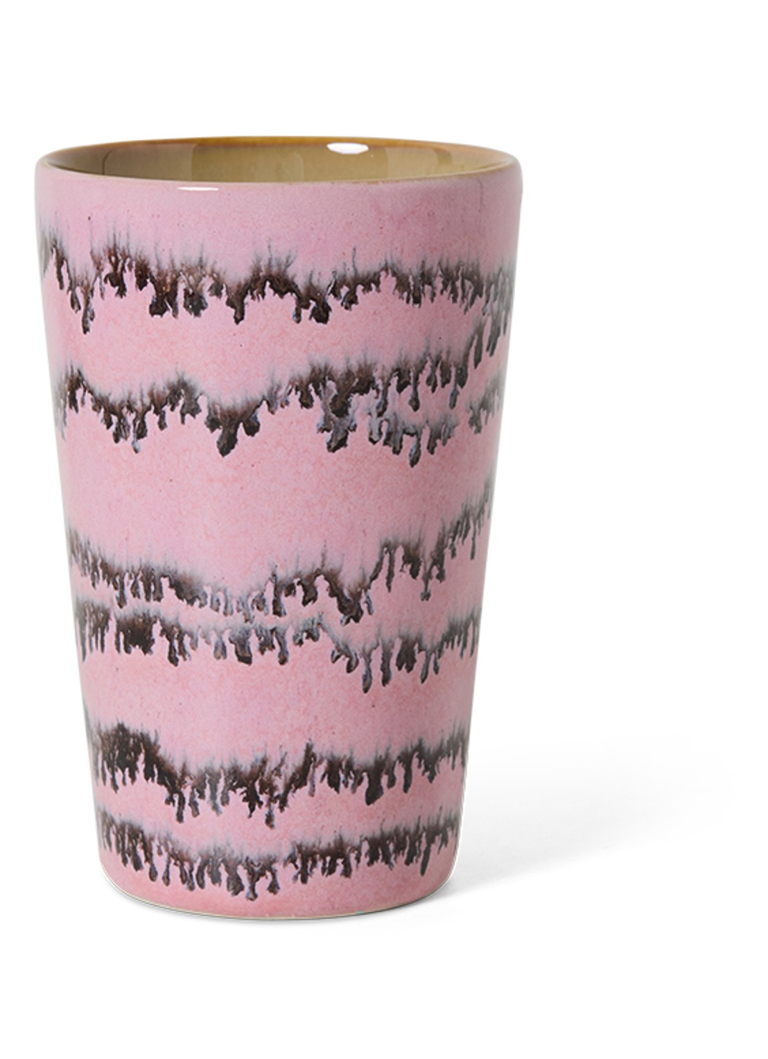 HKliving Mok 42,5 cl - voorkant roze