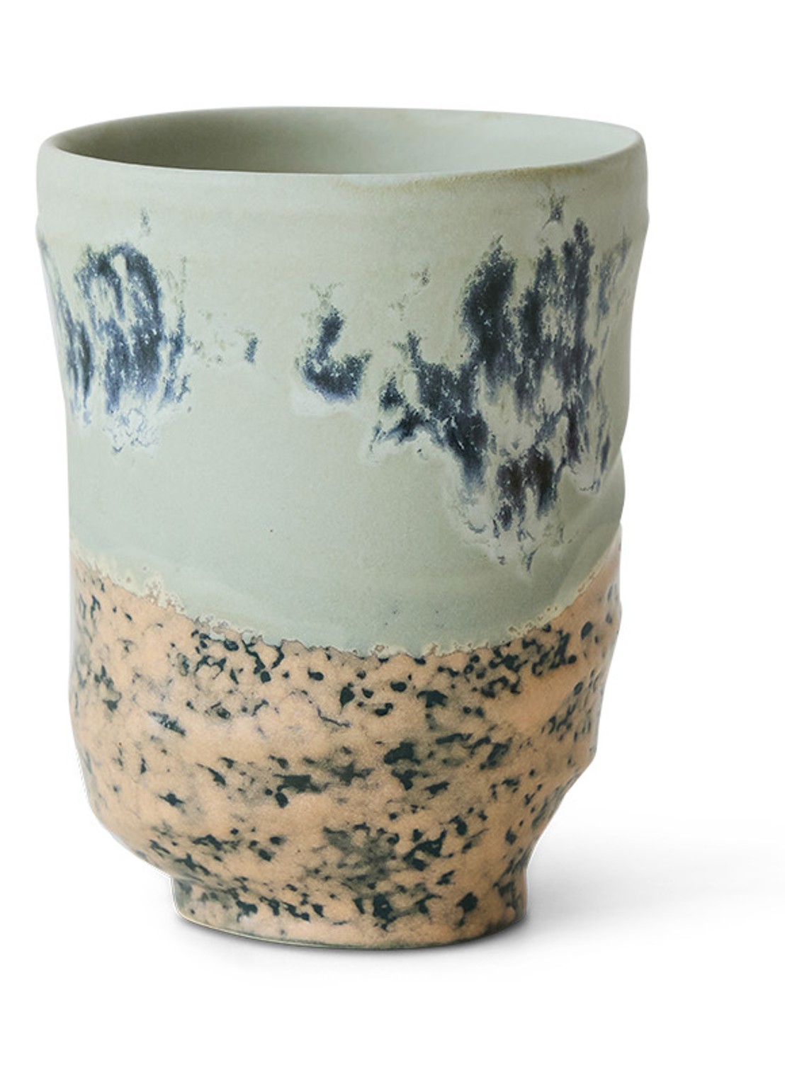 HKliving Mok 9,2 cm - voorkant 2 groen