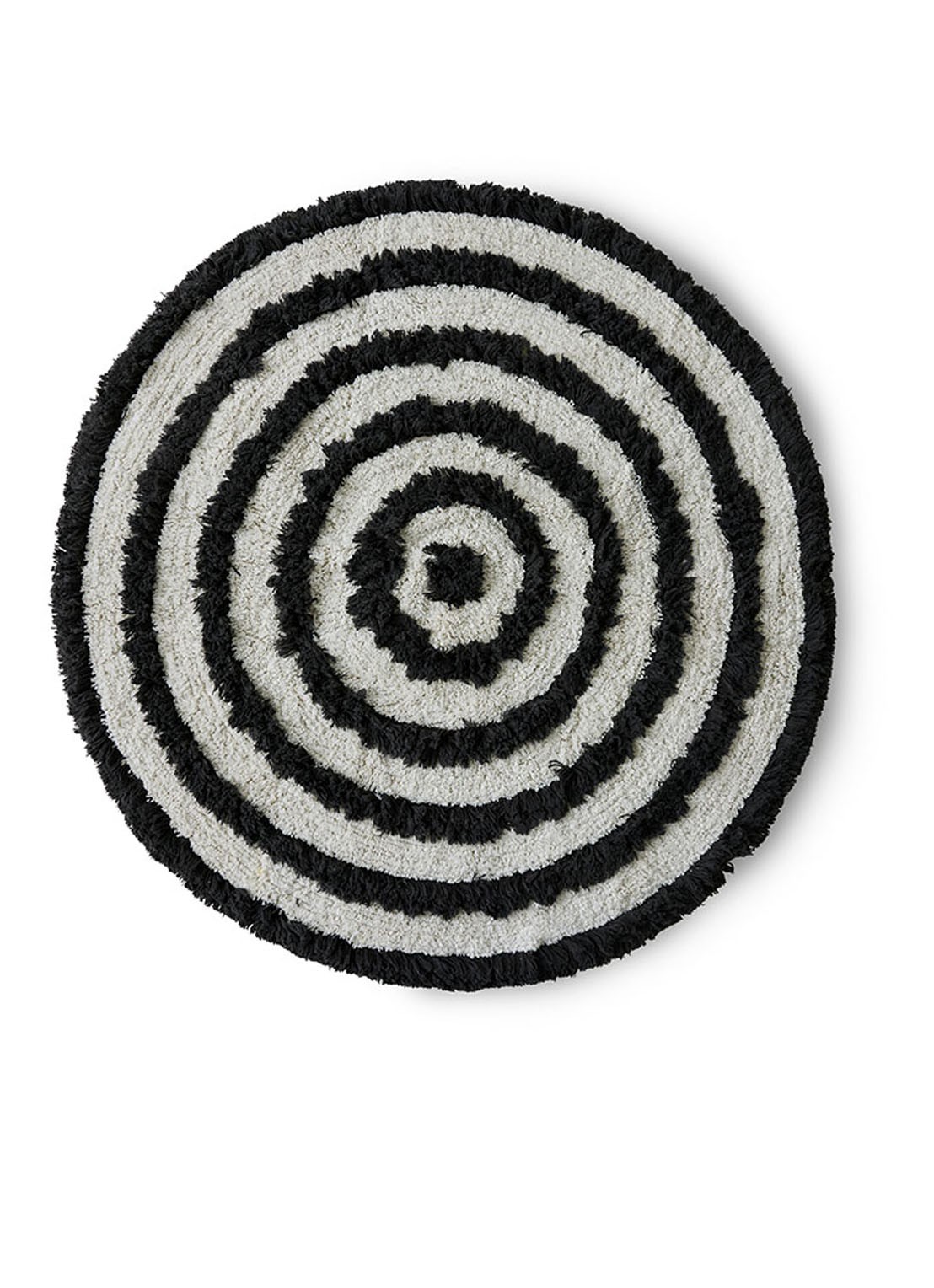 HKliving Mono badmat ø120 cm - voorkant multicolor