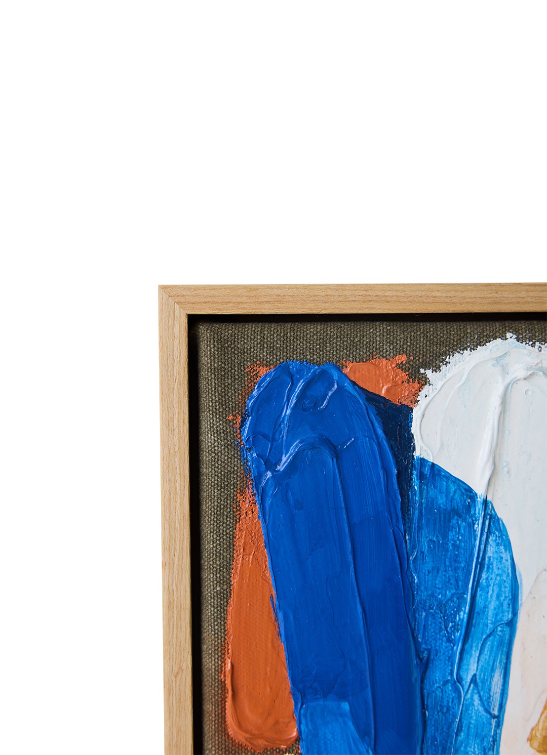 HKliving Moonlight Strokes wandelement 18 x 20 cm - achterkant 5 bruin