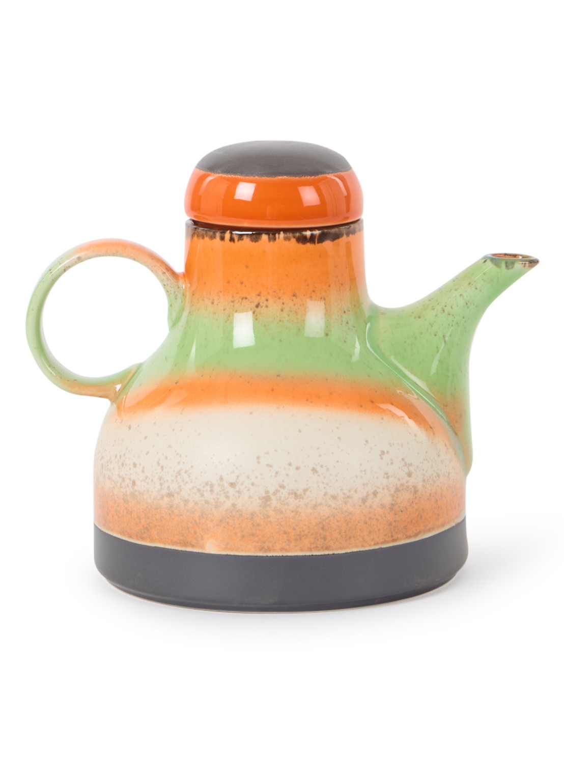 HKliving Morning koffiepot 99 cl - voorkant orange