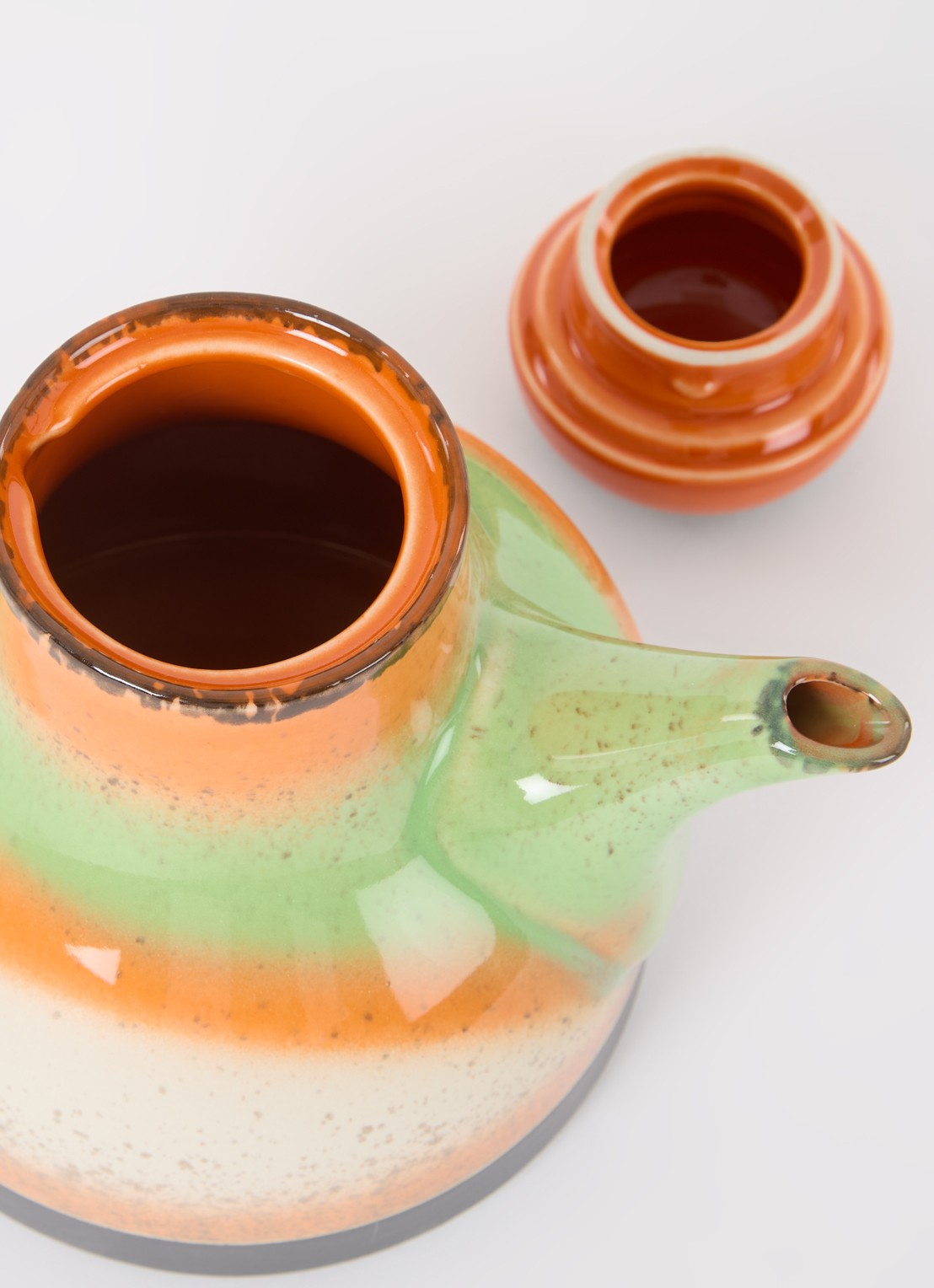 HKliving Morning koffiepot 99 cl - voorkant 2 orange