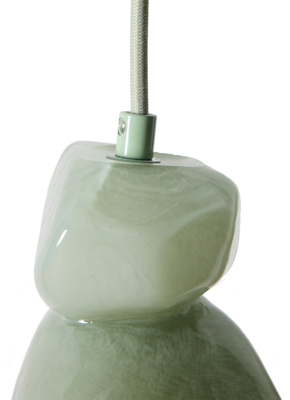 HKliving Nienke Sikkema hanglamp 28 cm - achterkant 6 groen