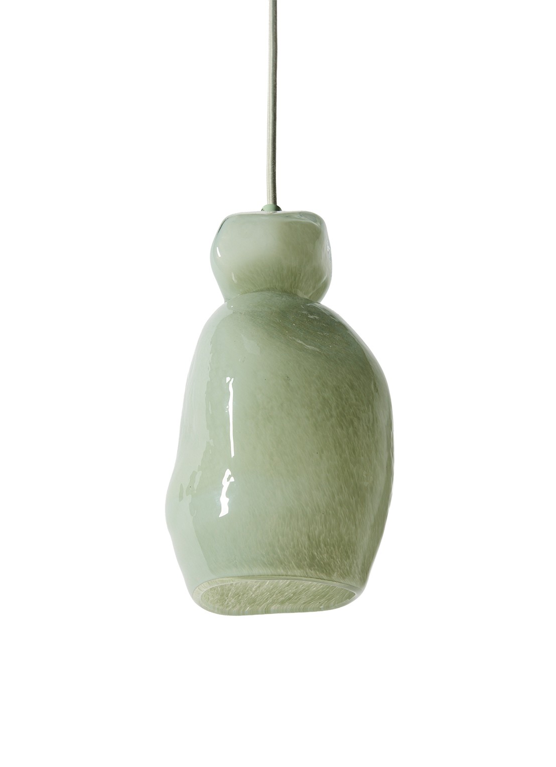 HKliving Nienke Sikkema hanglamp 28 cm - voorkant 2 groen