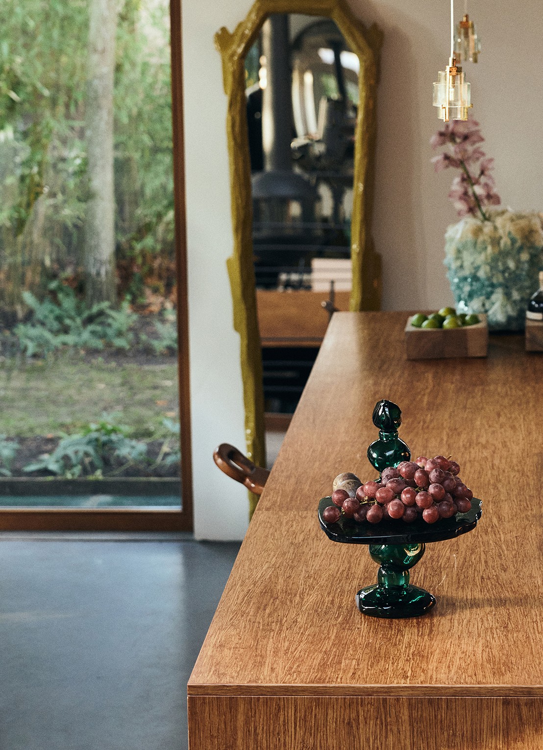 HKliving Nienke Sikkema Jewel taartplateau - detail 4 groen