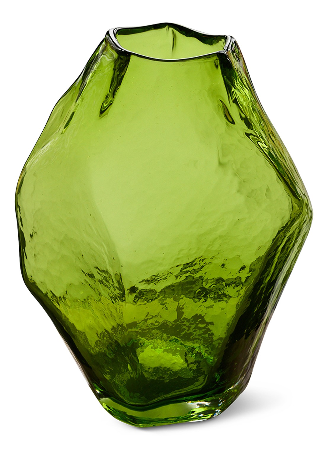 HKliving Nienke Sikkema vaas 34 cm - voorkant 2 groen
