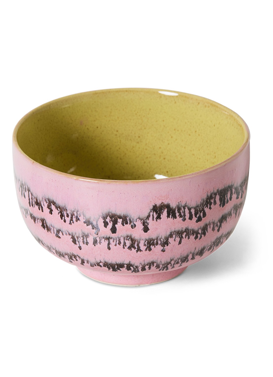 HKliving Noodle kom 13,5 cm - voorkant 2 roze