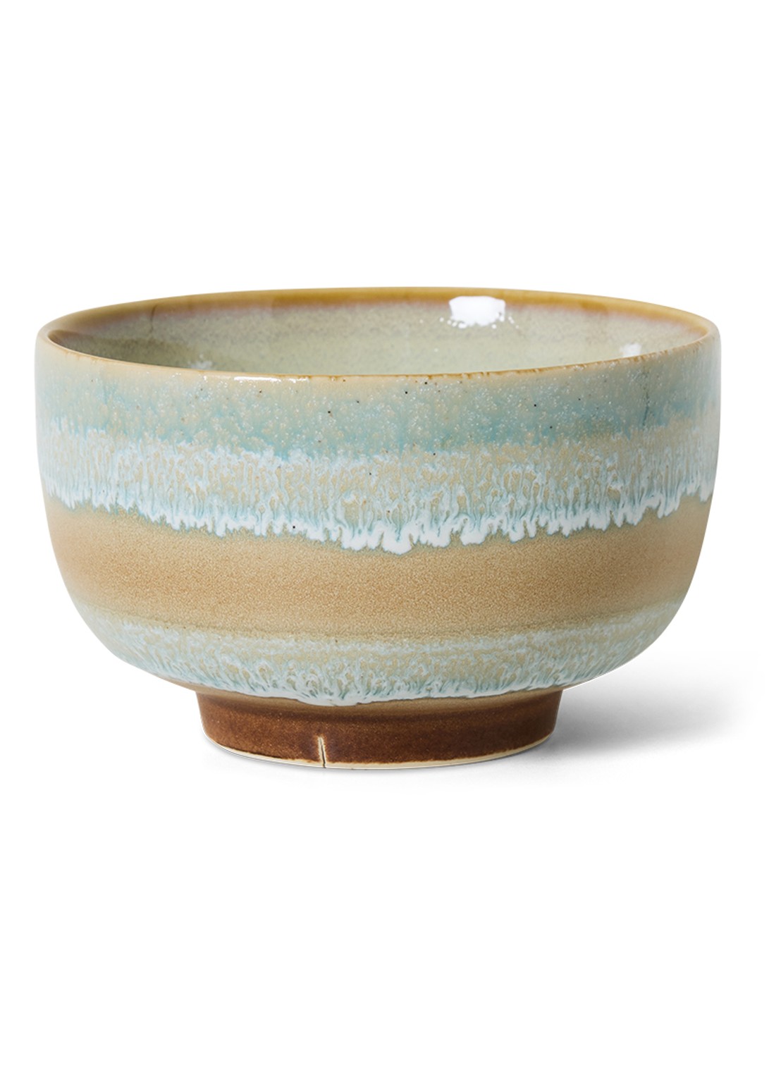 HKliving Noodle kom 13,5 cm - voorkant donkerblauw