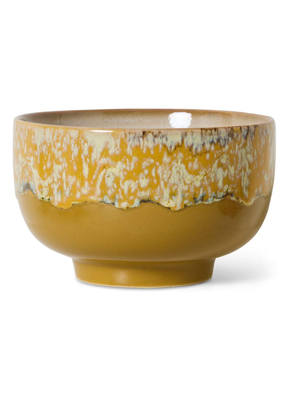 HKliving Noodle kom 13,5 cm - voorkant 2 multicolor