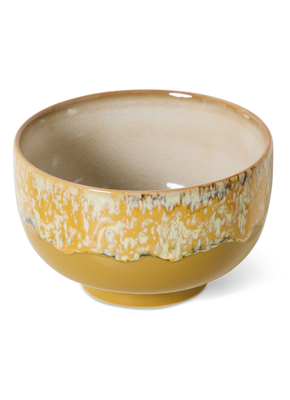 HKliving Noodle kom 13,5 cm - voorkant 3 multicolor